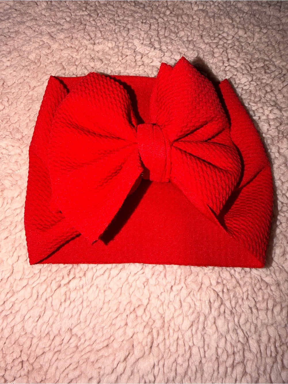 Red Bow Headband for baby - Stylish Knot Accent